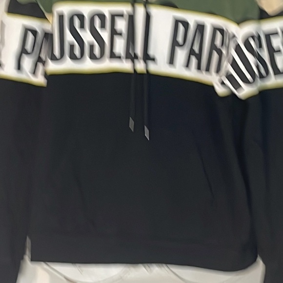 RUSSELL PARK CAMOUFLAGE SWEATSHIRT BLACK/GREEN/TAN SIZE EXTRA LARGE - Picture 4 of 11